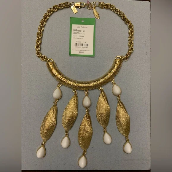 NWT Lilly Pulitzer SHE SHELLS Necklace - Picture 1 of 2
